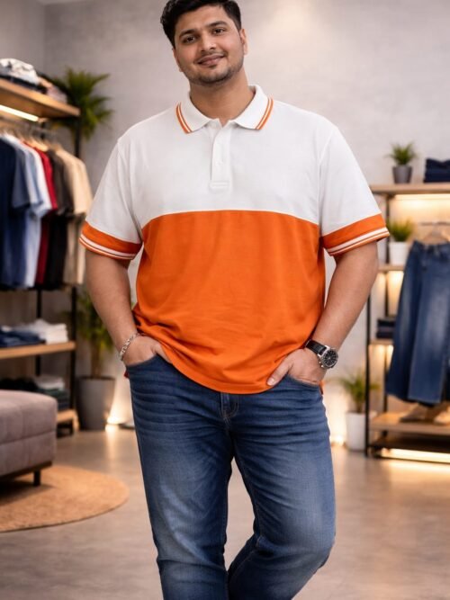 Plus Size Polo T-shirt for Men